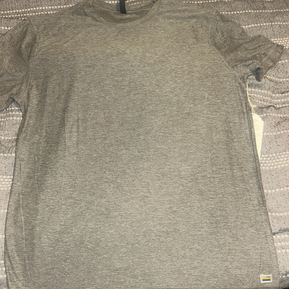 Vuori Gray Short Sleeve Tee Classic Crew